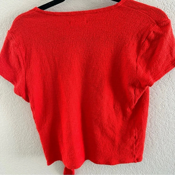 Madewell texture and thread wrap top - Picture 7 of 9